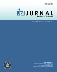 JPI: JURNAL PENDIDIKAN INDONESIA VOLUME 6, NOMOR 2 2017