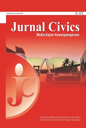 JURNAL CIVICS MEDIA KAJIAN KEWARGANEGARAAN VOLUME 14 NOMOR 2 2017