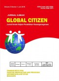 Jurnal Ilmiah Global Citizen Volume 5 Number 1 Juli 2018