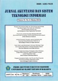 Jurnal Akuntansi dan Sistem Teknologi Informasi Volume 10 Nomor 2 Oktober 2014