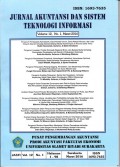 Jurnal Akuntansi dan Sistem Teknologi Informasi Volume 12 Nomor 1 Maret 2016