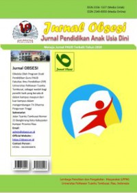 JURNAL OBSESI: JURNAL PENDIDIKAN ANAK USIA DINI VOLUME 1, NOMOR 2 2017