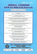 Jurnal Ekonomi dan Kewirausahaan Volume 18 Edisi Khusus April 2018